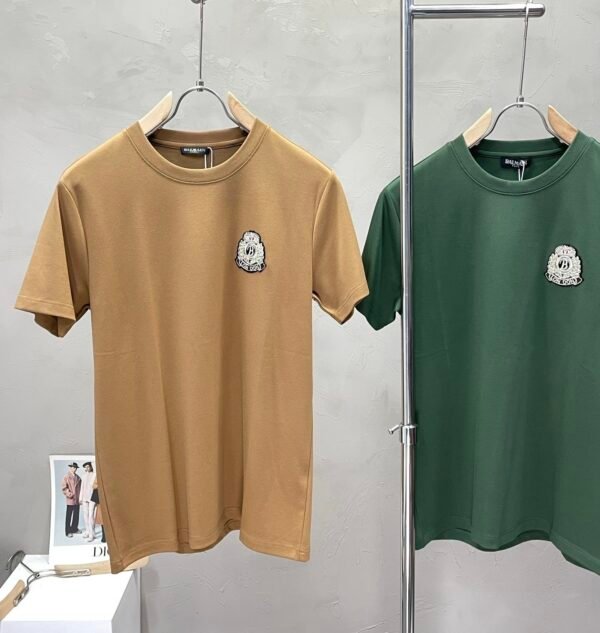 BLMN London Silver Bullion Crest Badge Logo T-Shirt