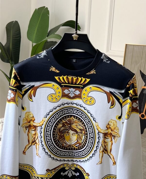 VRSC Barocco Tribute Print Crewneck Jumper