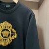 VRSC Gold Embroidered Medusa Baroque Crewneck Jumper – Black
