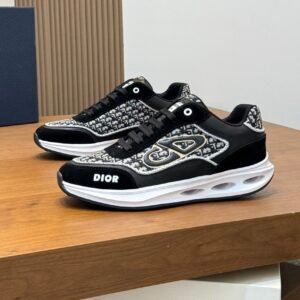 DXR CD Oblique Jacquard Trainers – Black