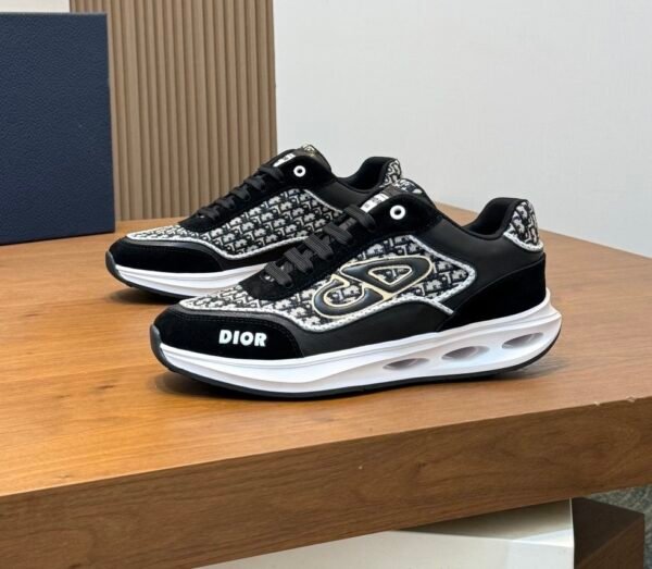 DXR CD Oblique Jacquard Trainers – Black