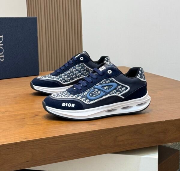 DXR CD Oblique Jacquard Trainers – Blue