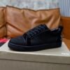 CLB Low-Top Trainers with Micro Stud Detail - Black