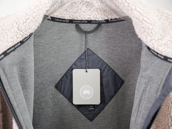 CG Zip-Up Sherpa Fleece Jacket - Blush Beige