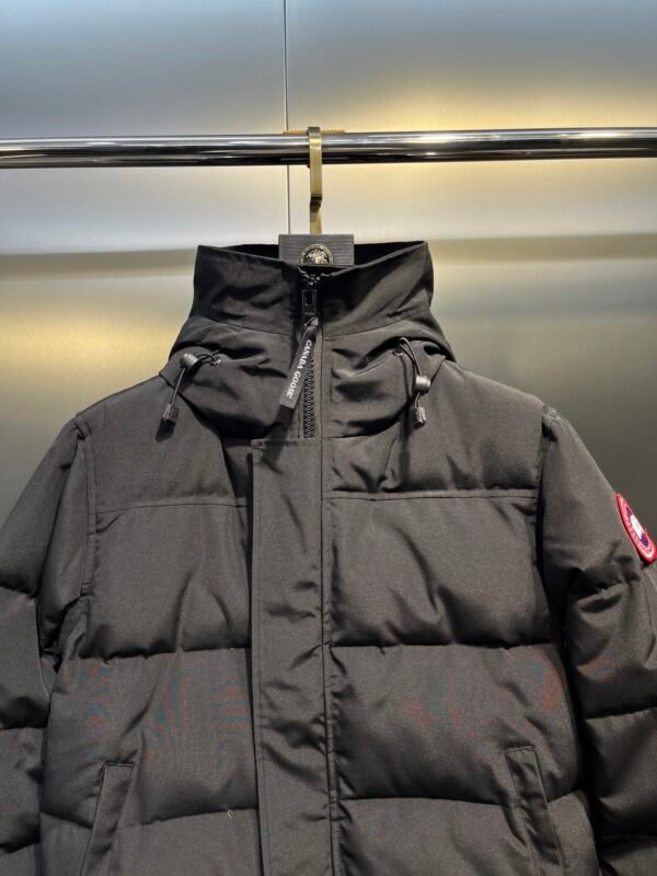 CG Quilted Hooded Puffer Jacket -Black