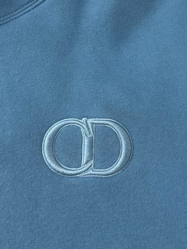 34170c8b CD Embroidered Logo Pullover Hoodie - Blue