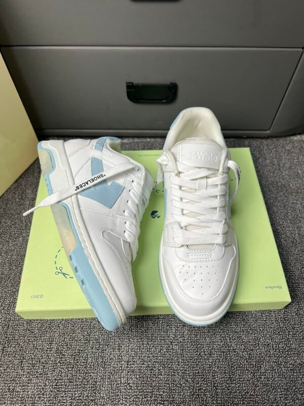 OFFW Trainers with Ice Blue Contrast Panels