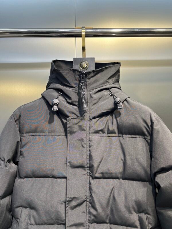 CG Quilted Hooded Puffer Jacket - Black