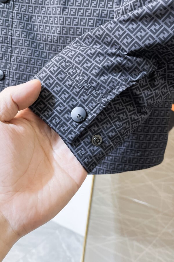 FND All-Over Monogram Front Fastening Jacket