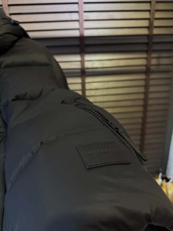 BRBY Hooded Puffer Jacket - Black