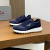 PRDA Low-Top Trainers with Navy Panels