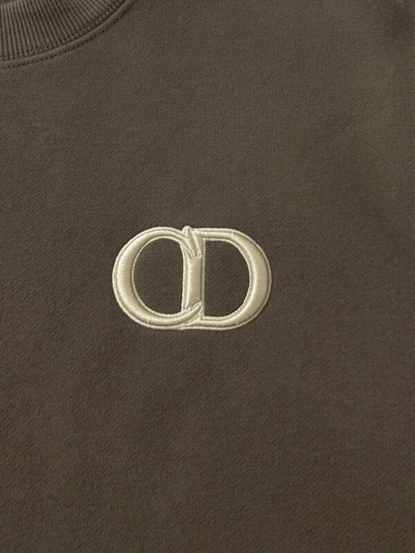 CD Crew Neck Jumper - Olive Green