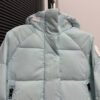CG Hooded Puffer Jacket with Zip Pockets - Mint Green