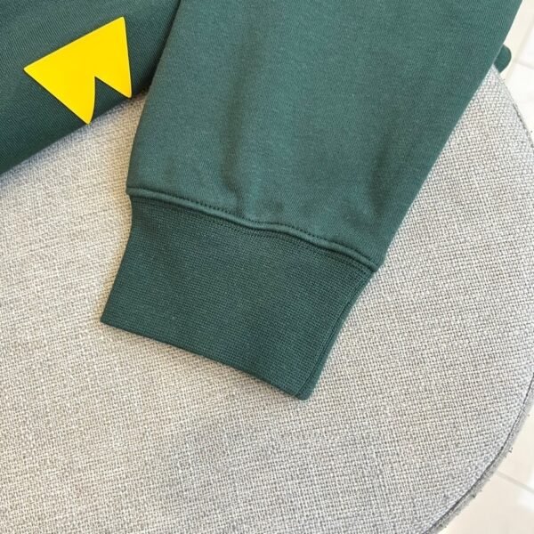 FND Crew Neck Jumper with Graphic Eye Detail - Green