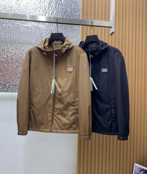 BRBY Hooded Zip-Up Jacket