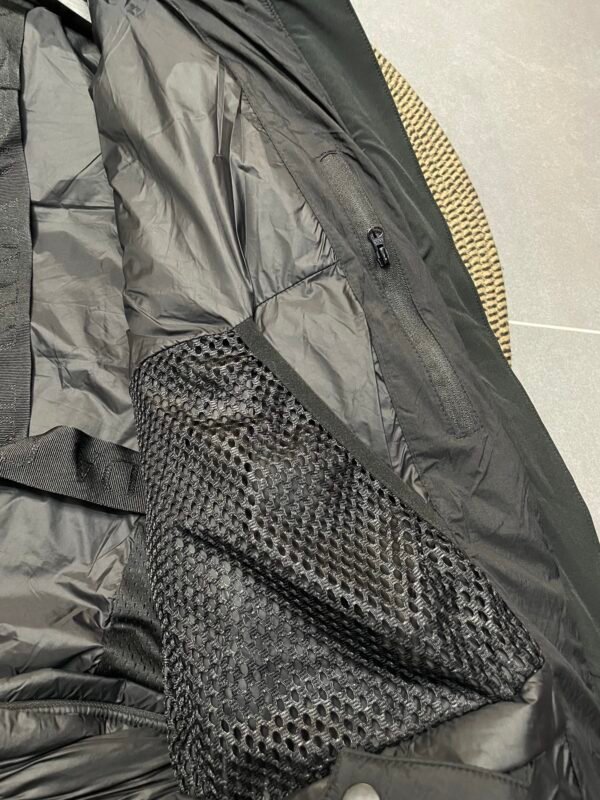 CG Hooded Zip-Up Puffer Jacket - Black