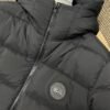CG Hooded Zip-Up Puffer Jacket - Black