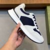 GCCI Trainers with Navy Contrast Panels