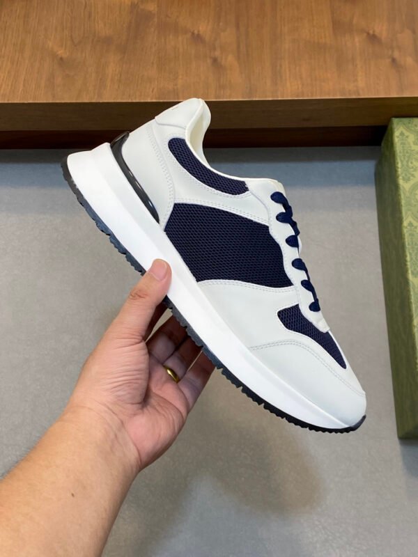 GCCI Trainers with Navy Contrast Panels