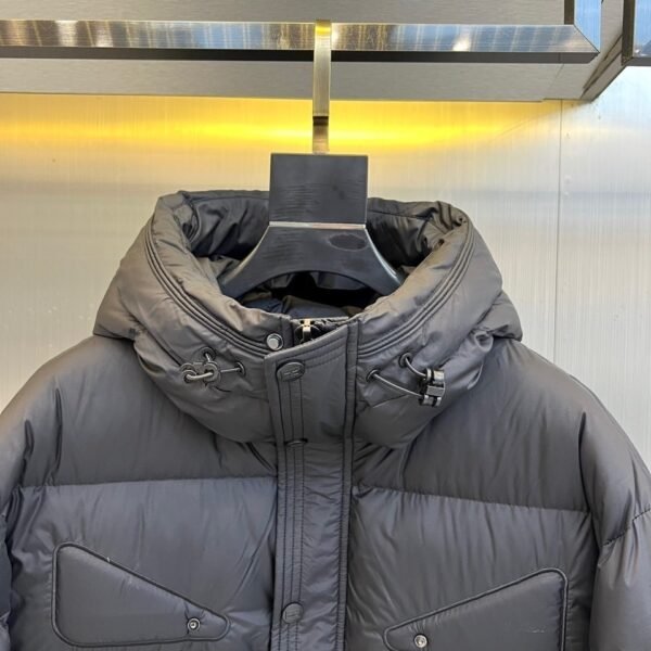 FND Hooded Padded Puffer Jacket - Black