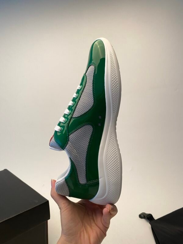 3e1b7356 PRDA Trainers with Mesh and Contrast Smooth Overlays - Green