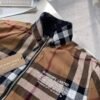 BRBY Check Zip-Up Jacket - Camel
