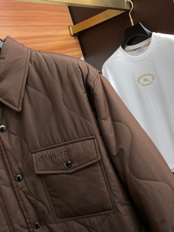 BRBY Quilted Jacket with Snap Buttons