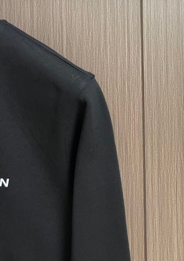 BLMN Logo-Print Crewneck Cotton Jumper - Black