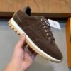 4 HRMS Low-Top Suede Trail Trainers - Brown