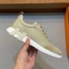 HRMS Suede & Leather Low-Top Trainers – Sand Beige