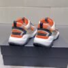 AMR Mesh & Suede Bone Runner Trainers – Grey Black & Orange