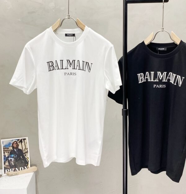 4 BLMN Paris Logo-Print Cotton T-Shirt