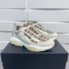 AMR Mesh & Suede Bone Runner Trainers – Brown & Beige