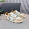 4 AMR Skel Leather Trainers – Alabaster with White Accents