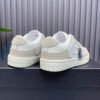 AMR Skel Leather & Suede Trainers – Beige with White Accents