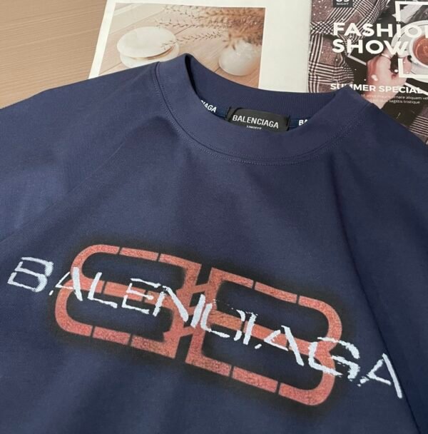 BLNCG BB Icon Stencil Crewneck Jumper – Blue