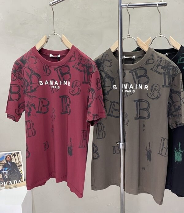 BLMN Paris Monogram Round Neck T-Shirt