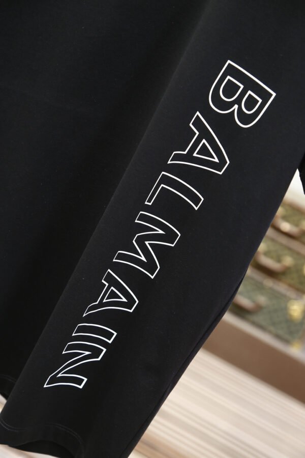 4 BLMN Side Logo Cotton T-Shirt – White