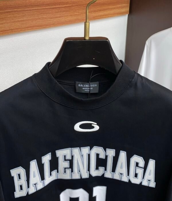 BLNCG Basket Ball Jersey Inspired Crewneck Jumper - Black