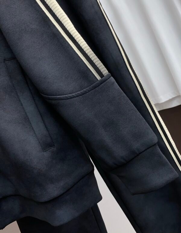 BLNCG Cardigan Long-Sleeve Zip-Up Jacket- Black