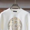 VRSC Medusa Medallion Gold-Tone Logo Print Jumper - Black