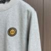 VRSC Sundial Medusa Embroidered Logo Jumper – Light Grey