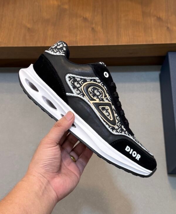 DXR CD Oblique Jacquard Trainers – Black