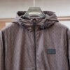 FND All-Over Monogram Hooded Jacket