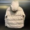CG Quilted Hooded Puffer Jacket - Light Beige