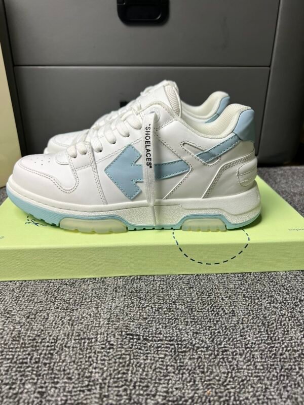 OFFW Trainers with Ice Blue Contrast Panels