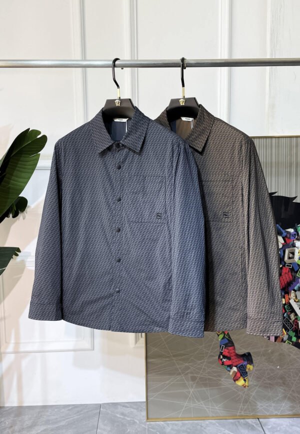 FND All-Over Monogram Front Fastening Jacket