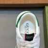 GCCI Trainers with Contrast Panels and Textured Sole - White/Green