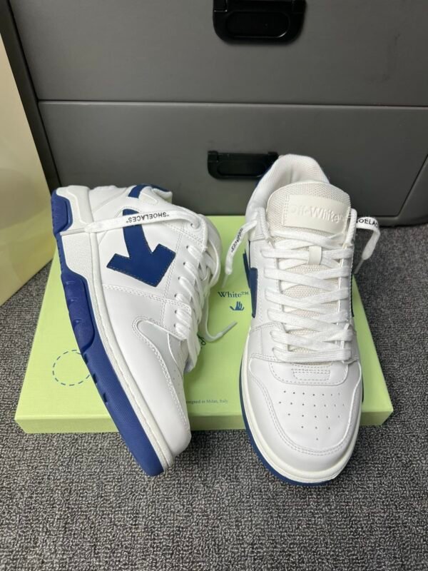 OFFW Trainers with Blue Contrast Panels
