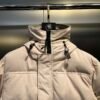 CG Quilted Hooded Puffer Jacket - Light Beige